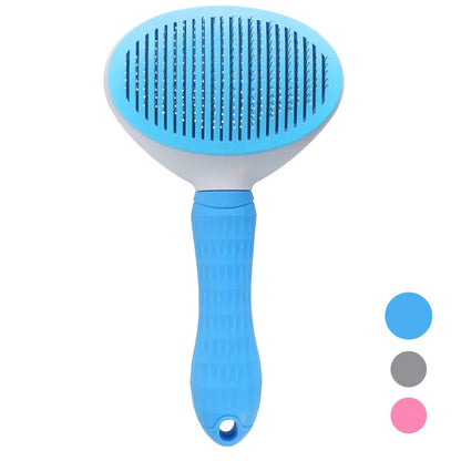 Self-cleaning Pet Hair Remove Comb Cat Slicker Brush Pet Hair Removal Comb For Cats Grooming Brushes Dog Combs Cat Accessories